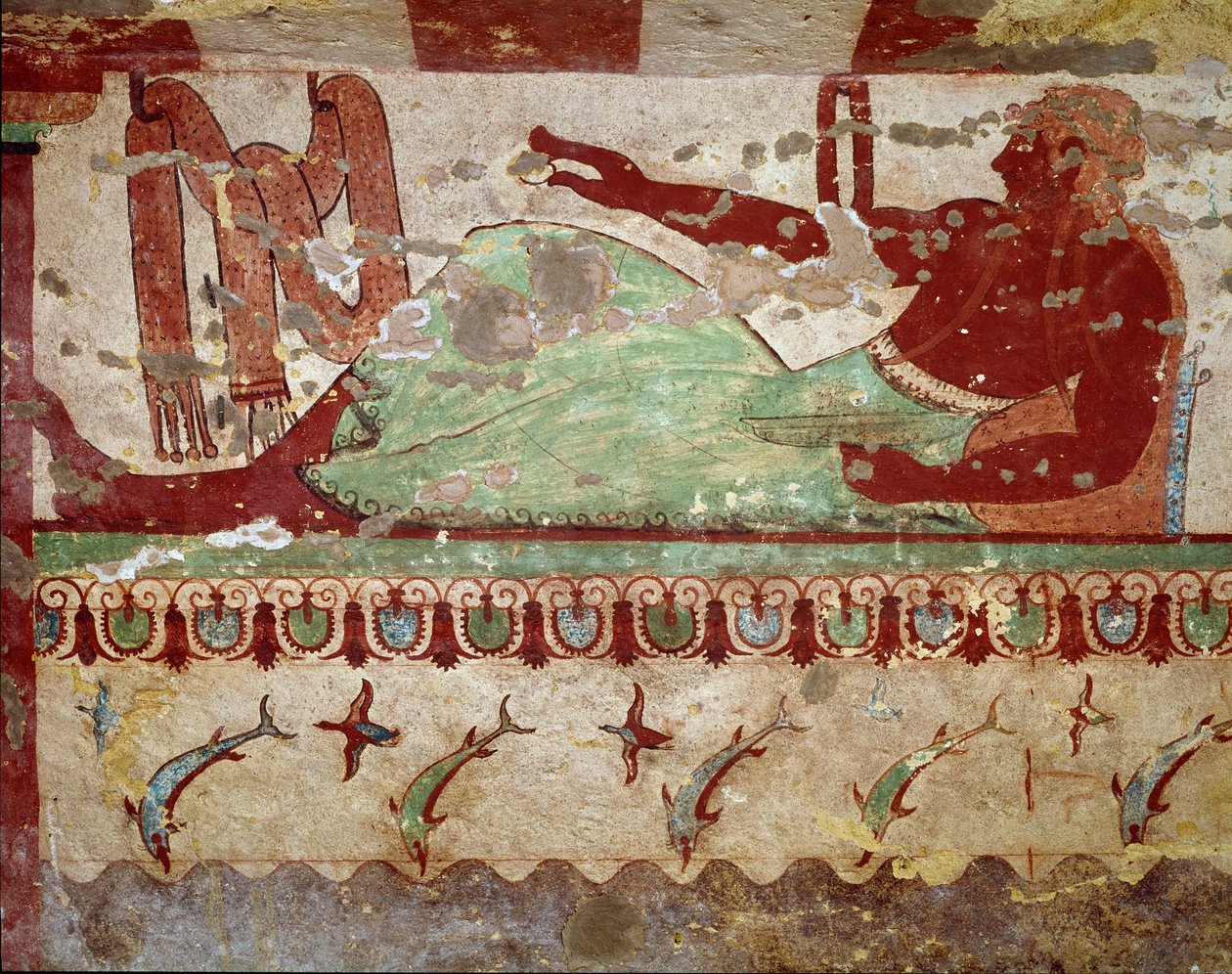 Scène de banquet (détail) - Etruscan