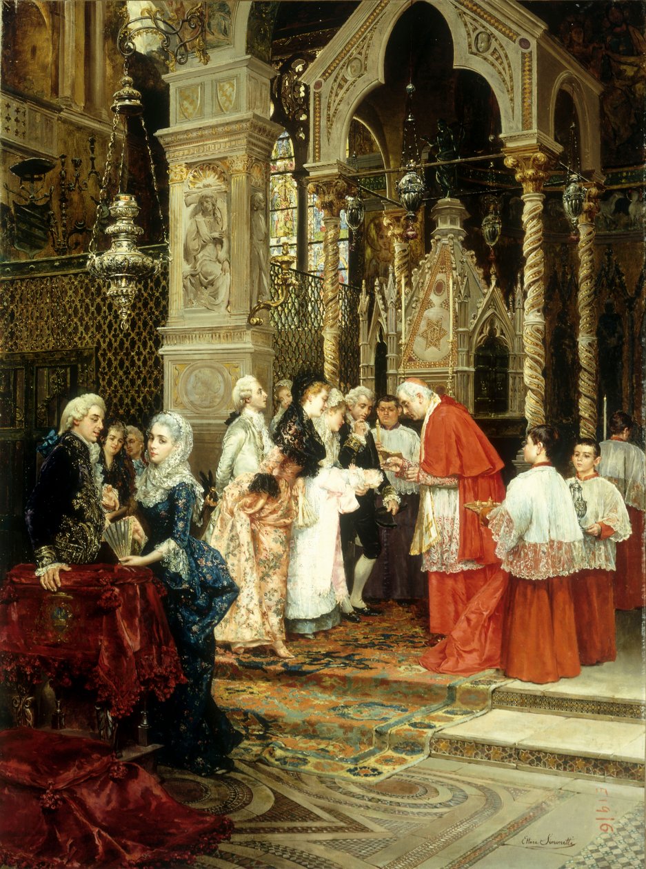Le baptême - Ettore Simonetti