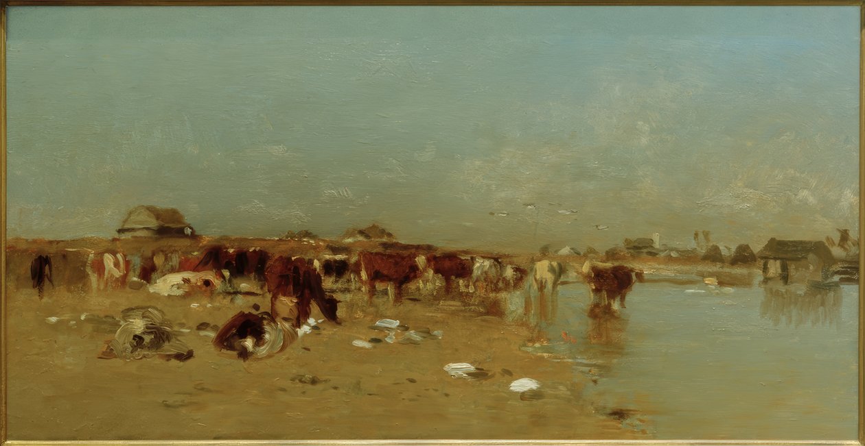 Abreuvoir à bétail sur la March - Eugen Jettel