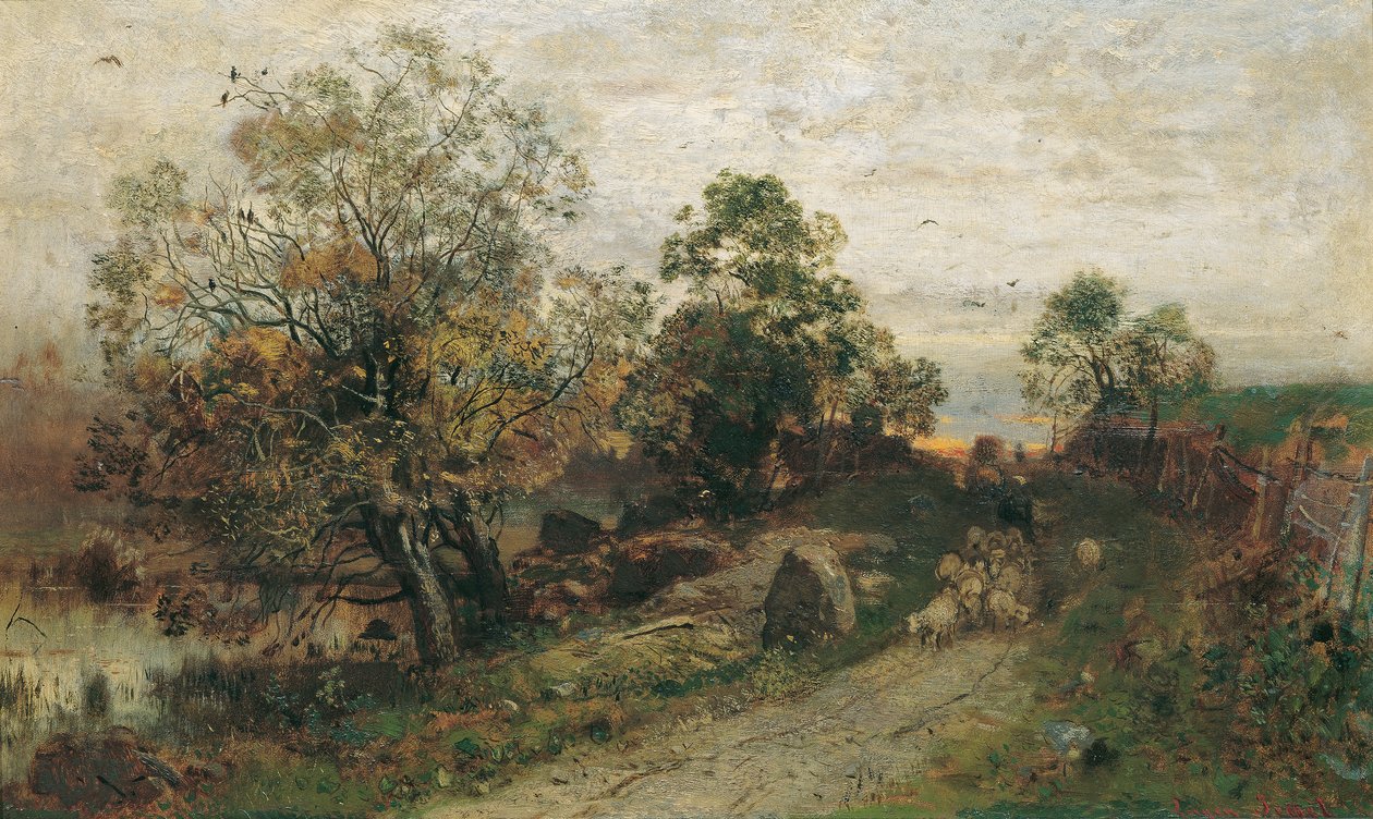 Lever de lune - Eugen Jettel