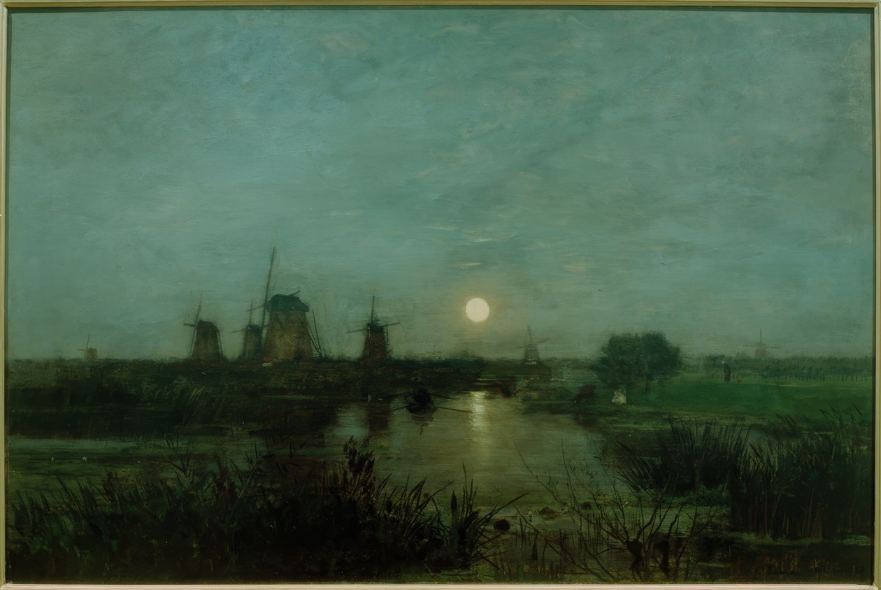 Paysage lunaire en Hollande - Eugen Jettel