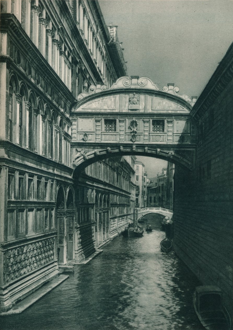 Pont des Soupirs, Venise, Italie, 1927 - Eugen Poppel