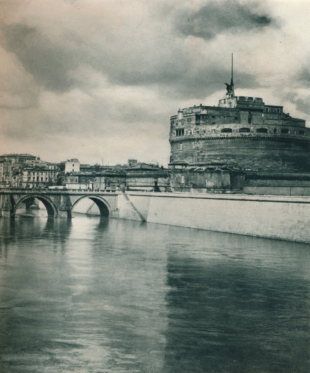 Castel Sant Angelo, Rome, Italie, 1927 - Eugen Poppel