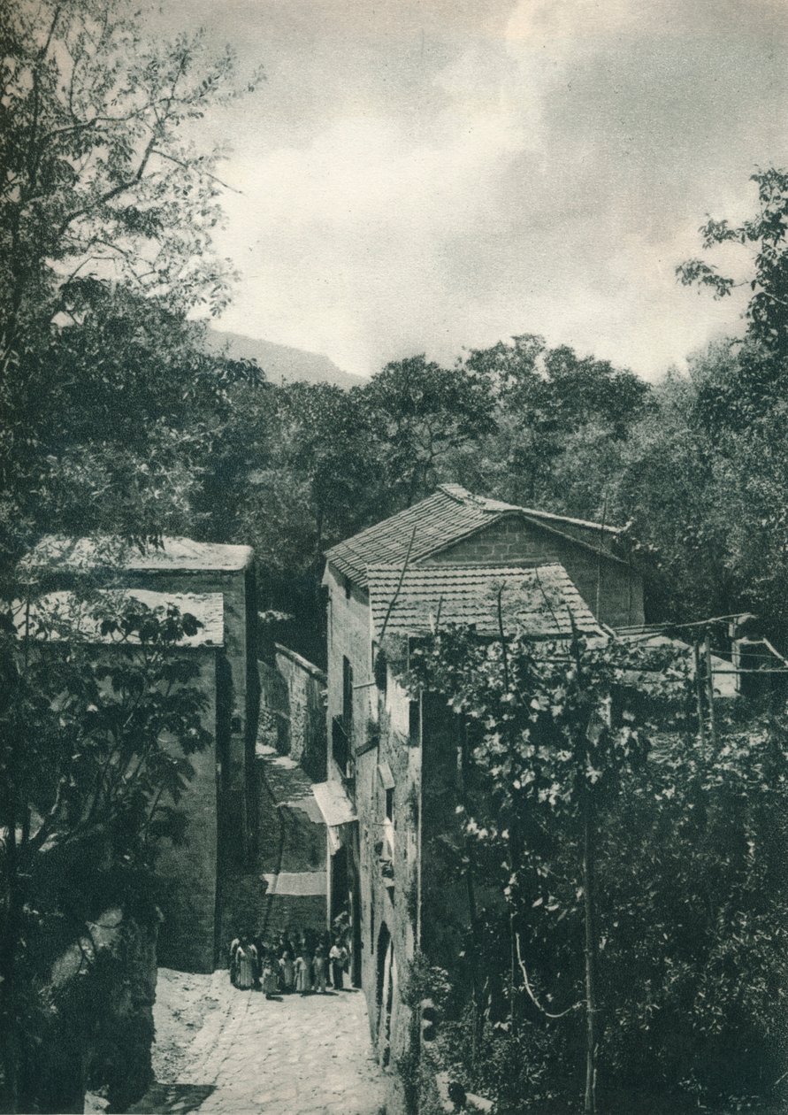 Rue étroite, Capri, Italie, 1927 - Eugen Poppel