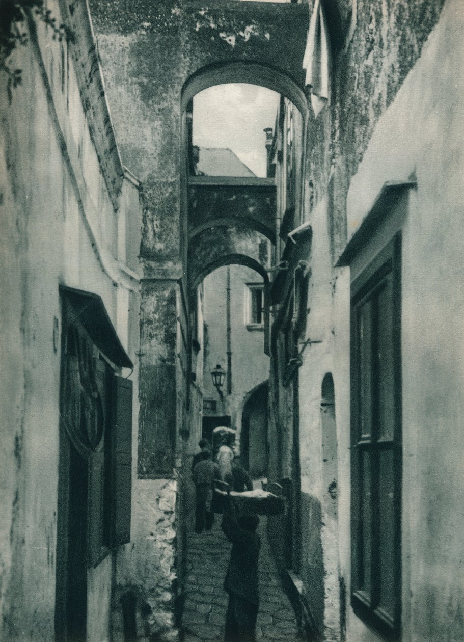 Rue de Capri, Italie, 1927 - Eugen Poppel