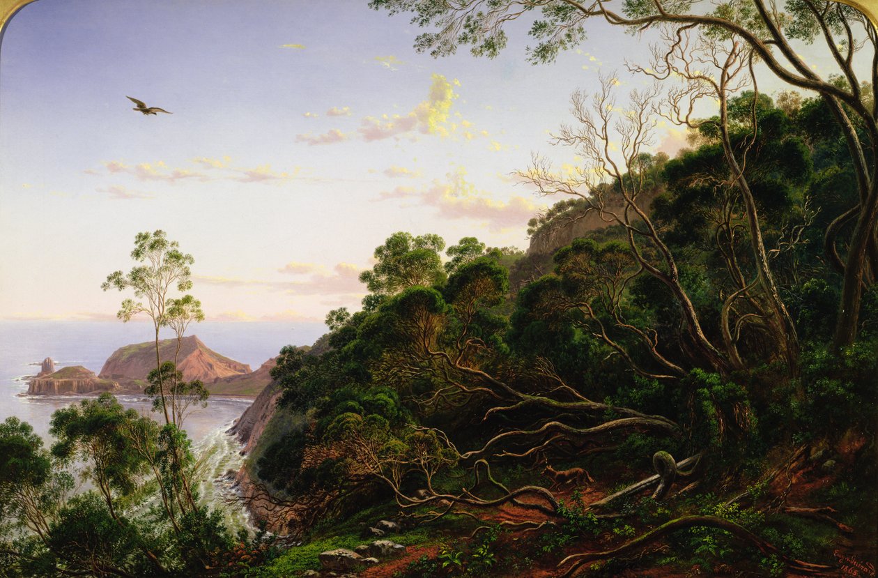 Rocher de la Chaire près de Melbourne, Victoria - Eugen von Guerard