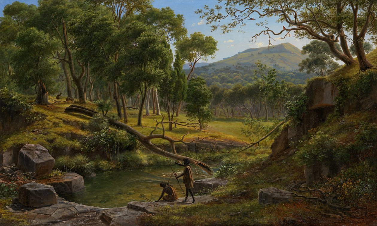 Collines de Warrenheip près de Ballarat - Eugene von Guérard