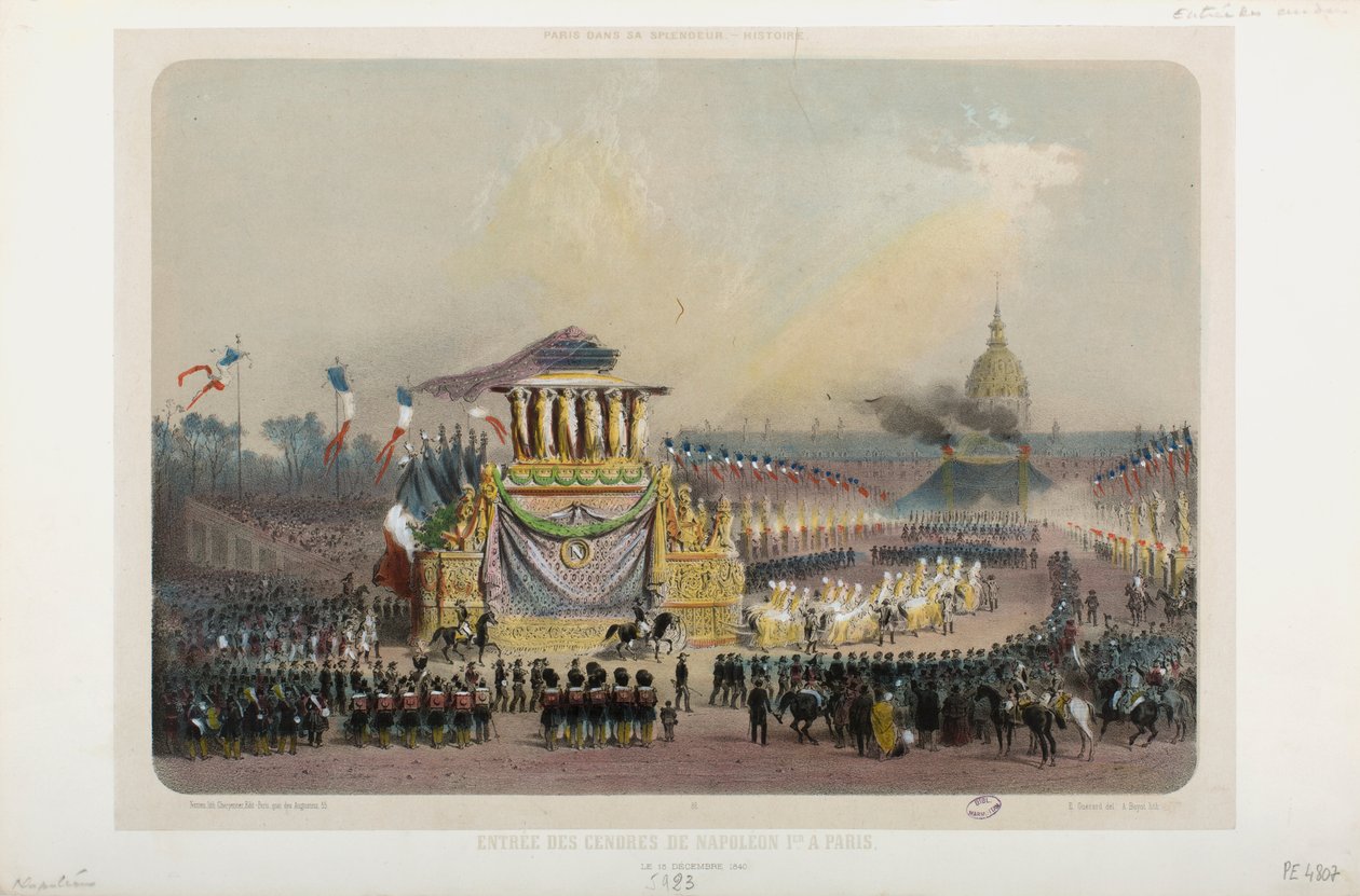 Retour des cendres de Napoléon Ier à Paris, 15 décembre 1840 - Eugene Charles Francois Guerard