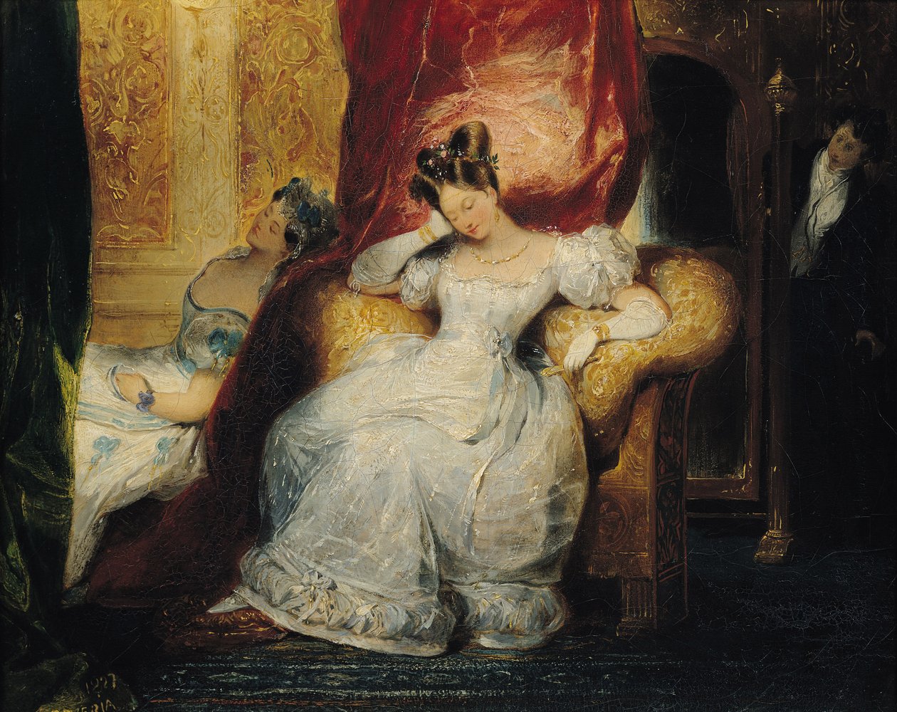 Jeunes femmes assises, 1827 - Eugene Deveria