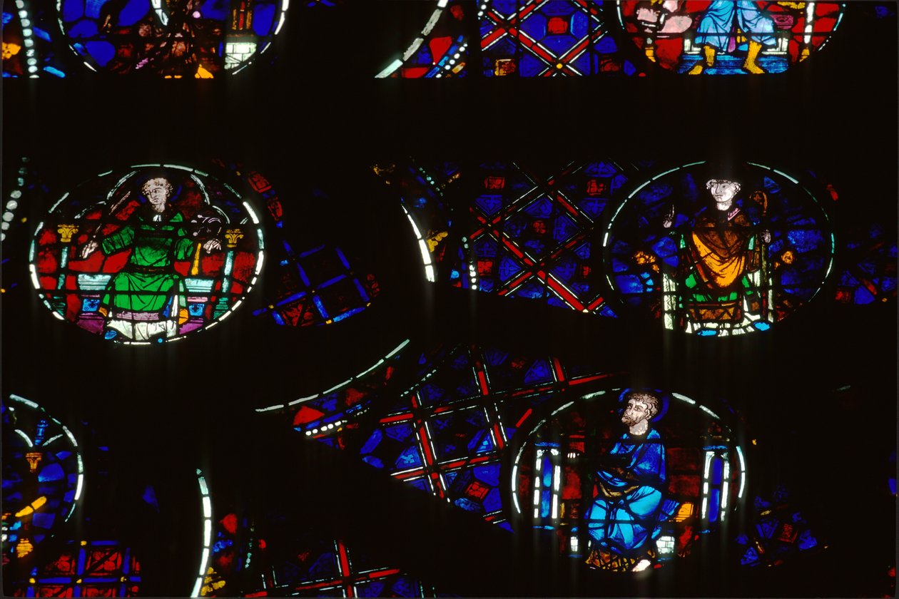 Rosace sud (vitrail) - Eugene Emmanuel Viollet le Duc