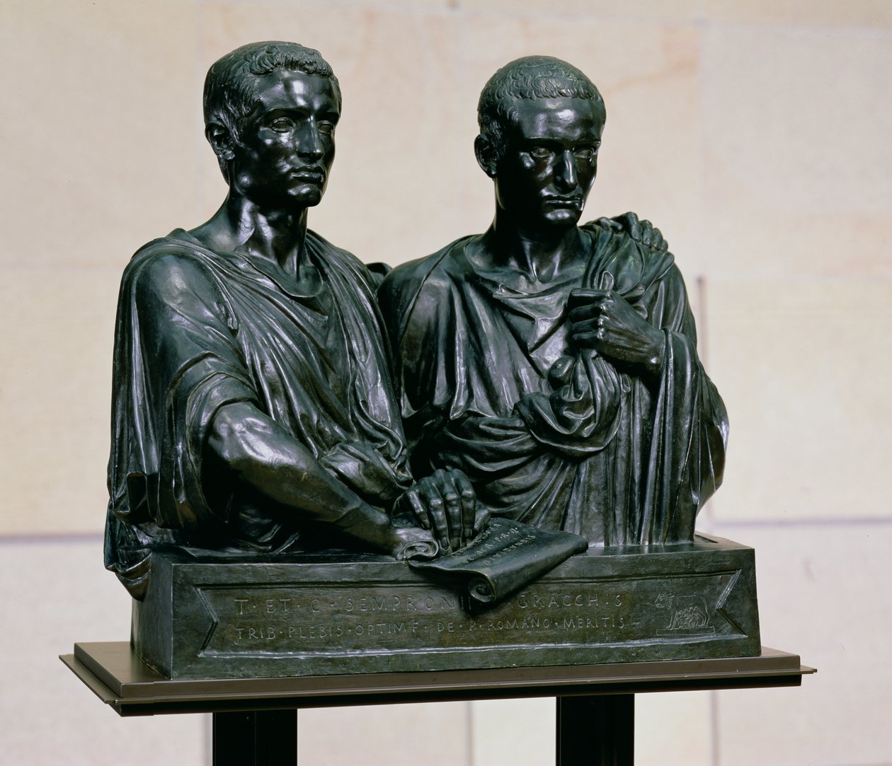 Cénotaphe des Gracques, 1853 (bronze) - Eugene Guillaume
