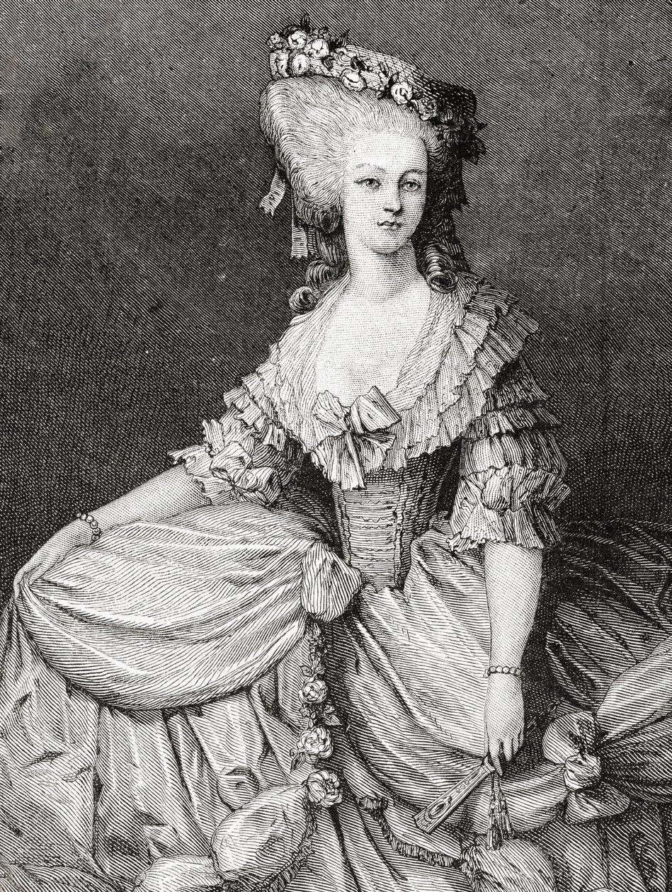 Portrait de Marie Thérèse Louise, Princesse de Lamballe (1749-92) gravé par Stéphane Pannemaker (1847-1930) - Eugene Joseph Viollat