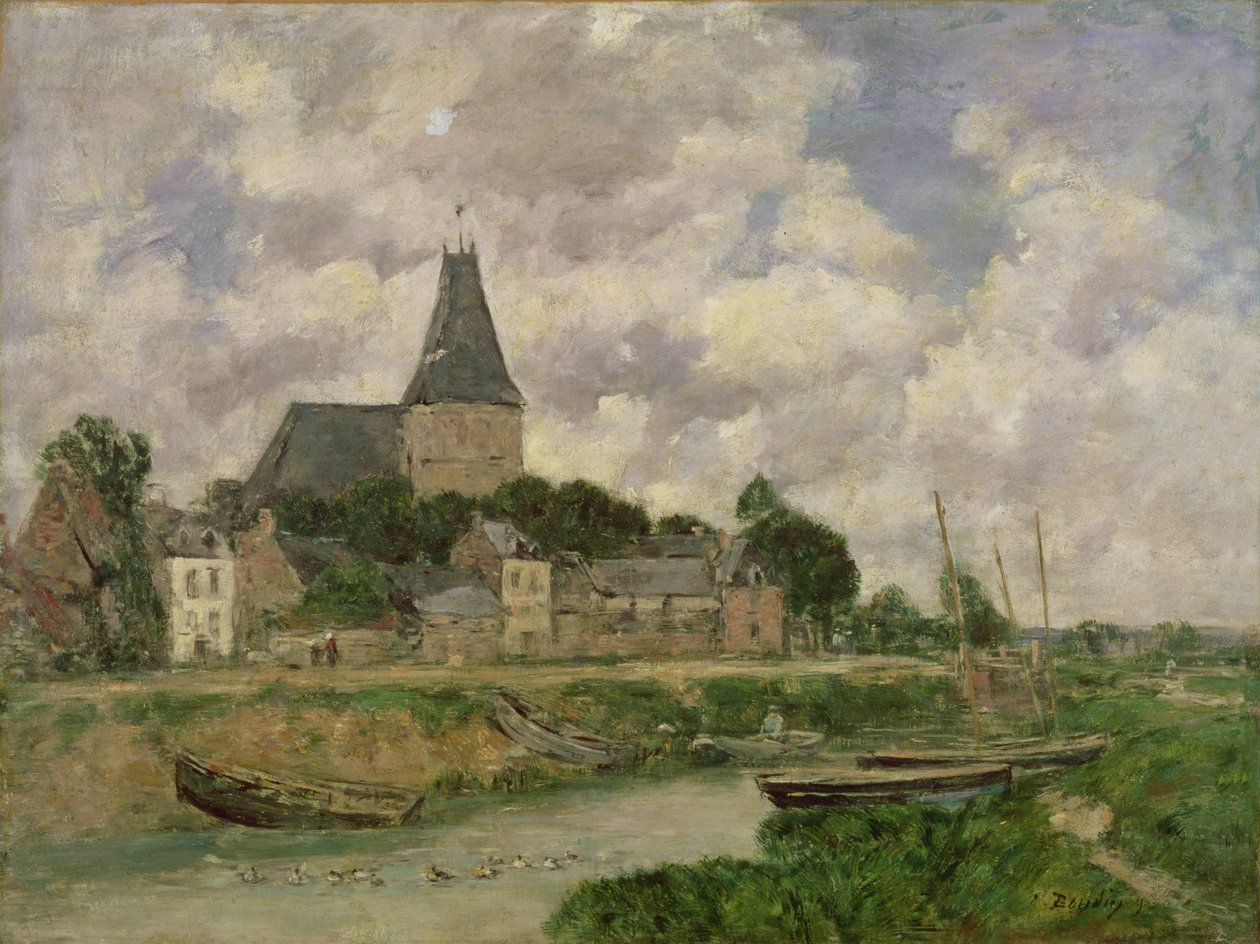 Quittebeuf, 1893 - Eugene Louis Boudin