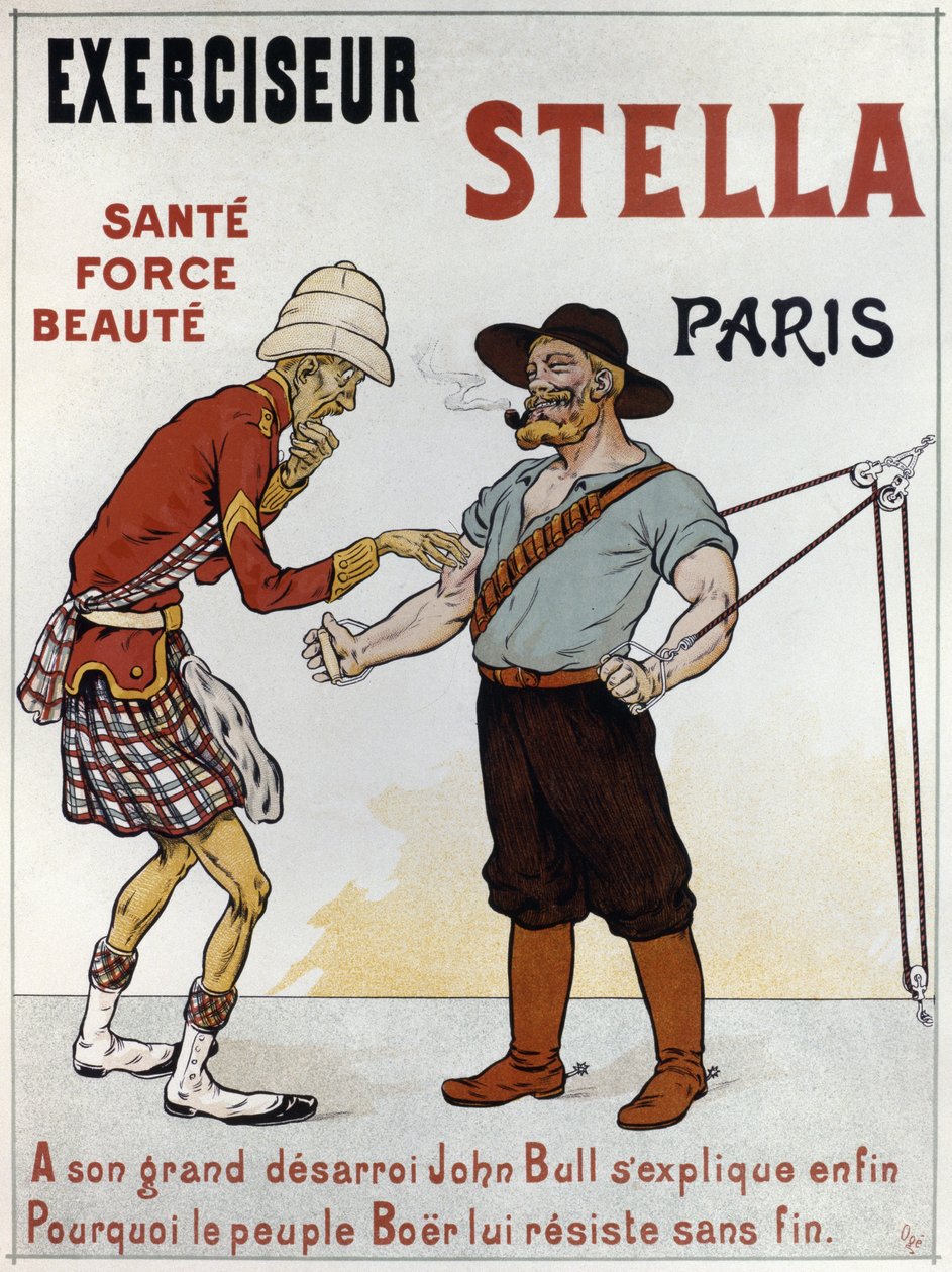 Affiche publicitaire pour la machine d