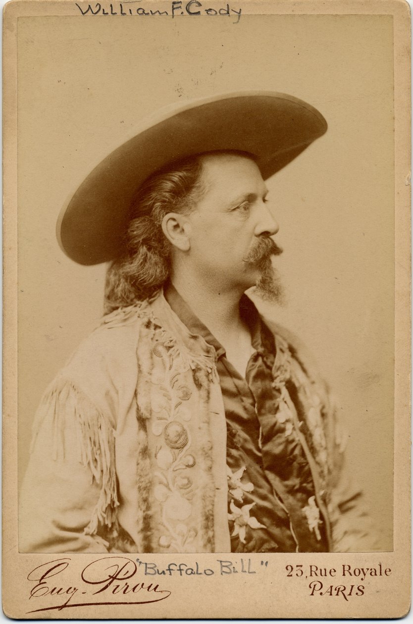 William Frederick Cody, Buffalo Bill (1846-1917), soldat et artiste américain (tirage à l