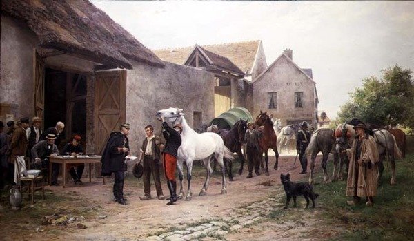 Conscription - Eugene Alexis Girardet