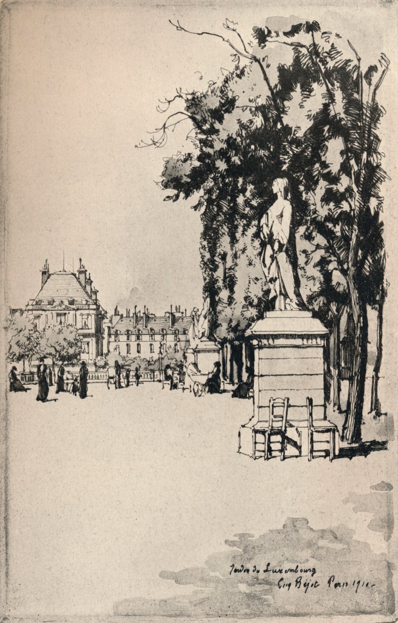 Jardin du Luxembourg, 1915 - Eugene Bejot
