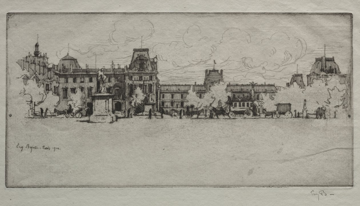 Les Tuileries - Eugene Bejot