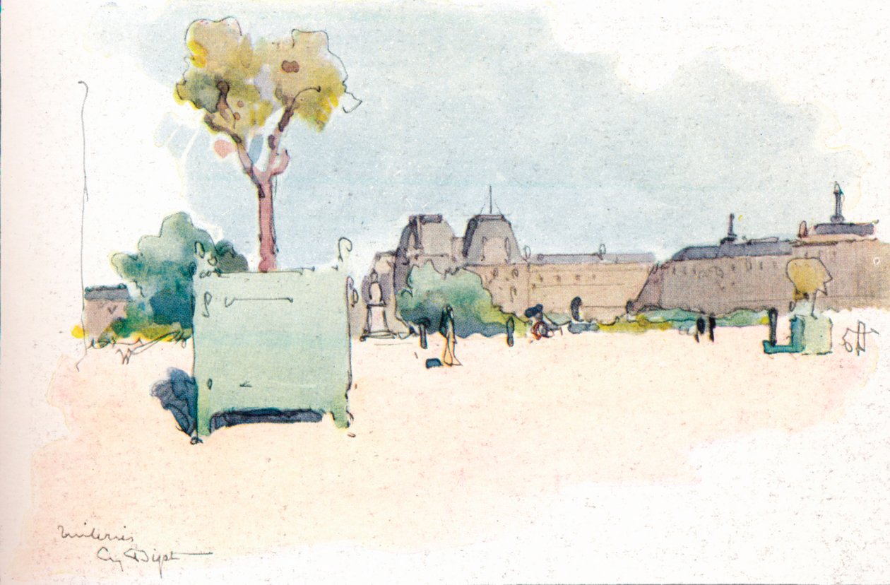 Les Tuileries - Eugene Bejot