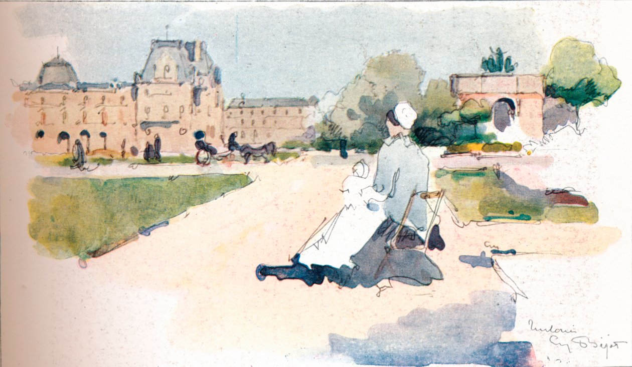 Les Tuileries, 1915 - Eugene Bejot