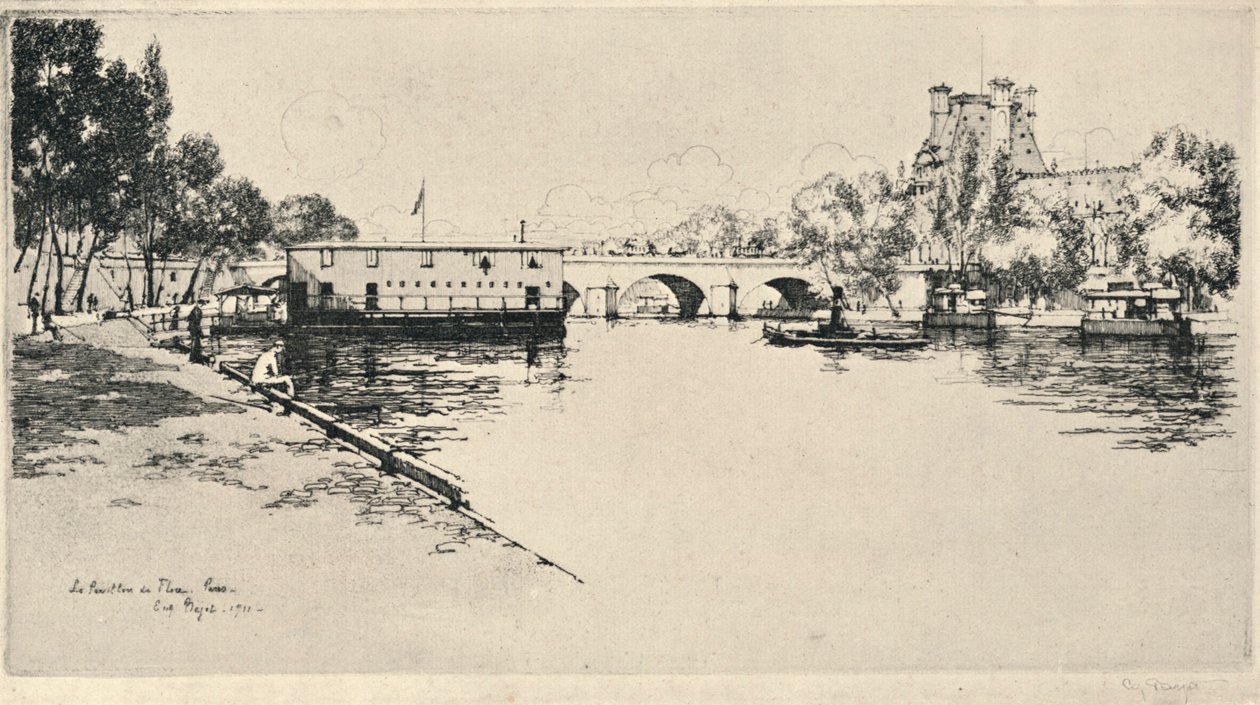 Le Pavillon de Flore, 1915 - Eugene Bejot
