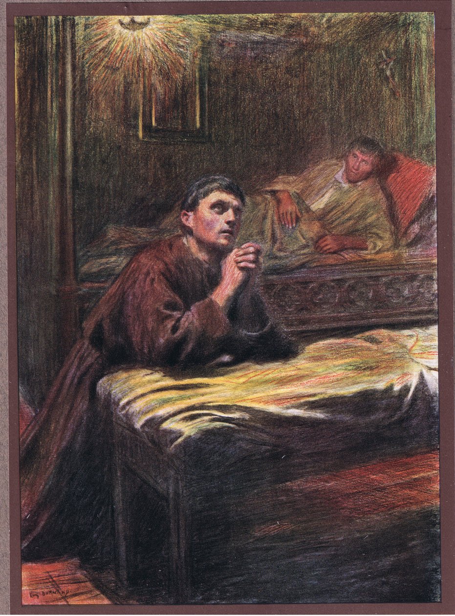 Conversion du frère Bernard de Quintavalle - Eugene Burnand