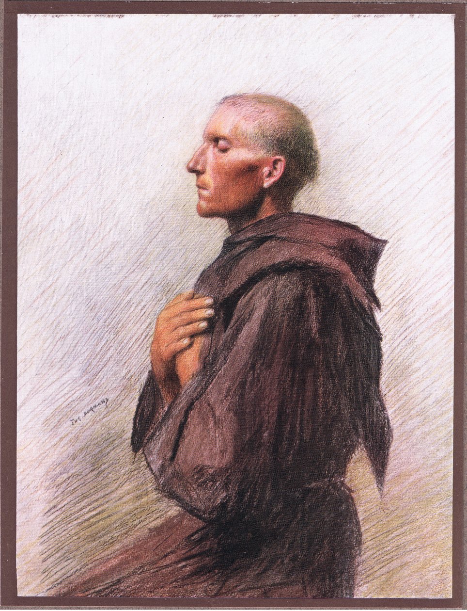 Frère Burnard de Quintavelle - Eugene Burnand