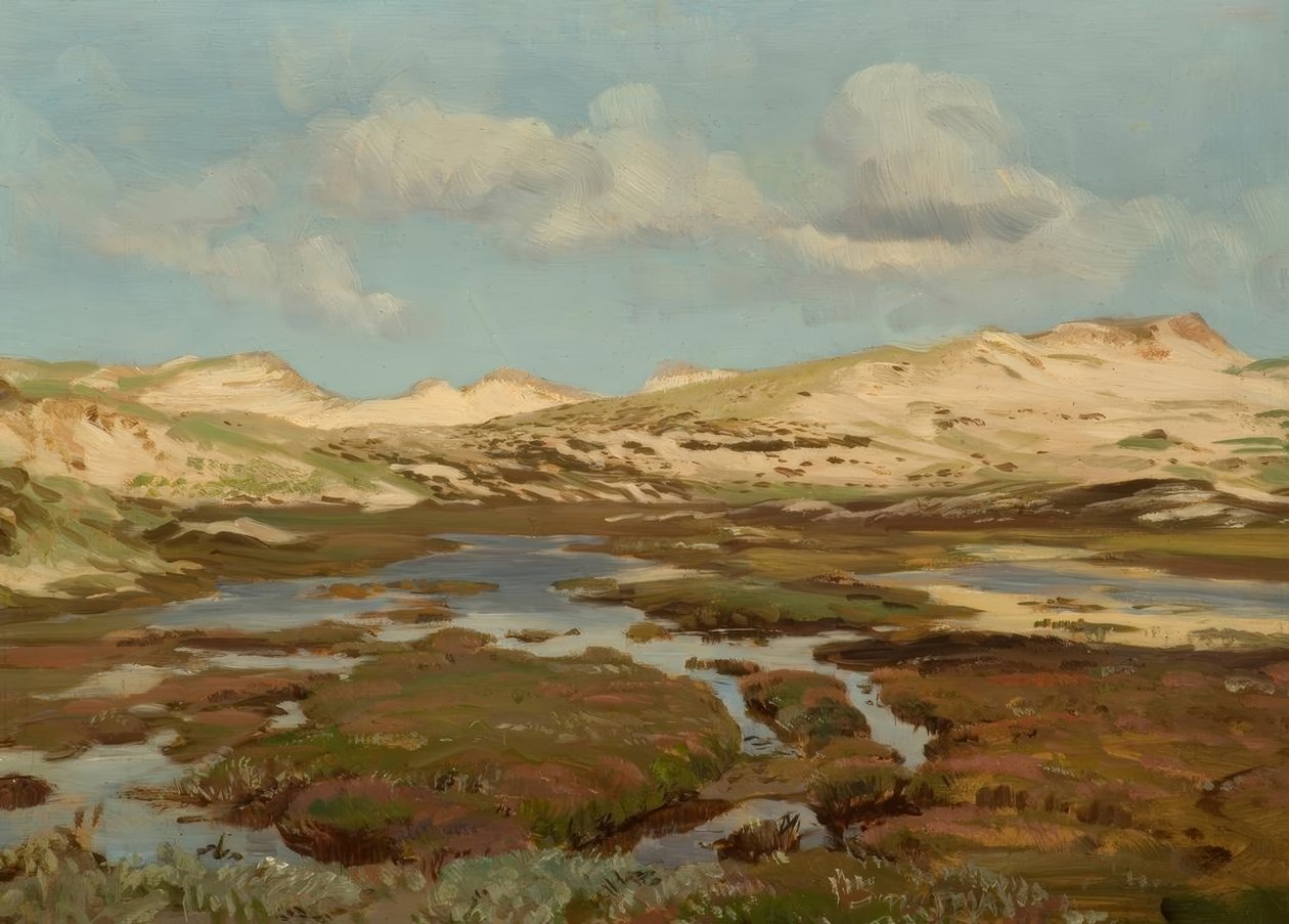 E. Dücker, Paysage de bruyère - Eugene Gustav Dücker