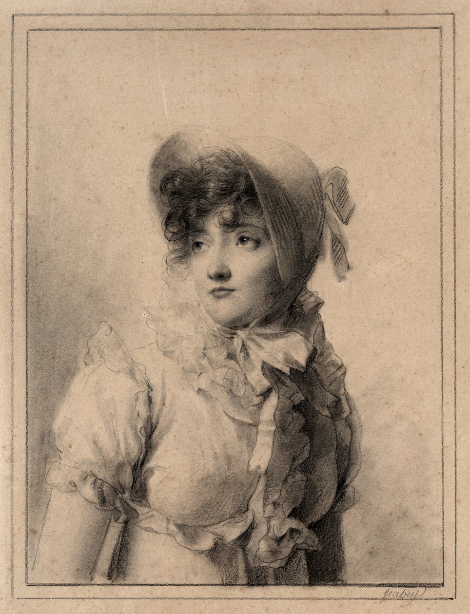 Portrait de la comtesse Starjinska - Eugene Isabey