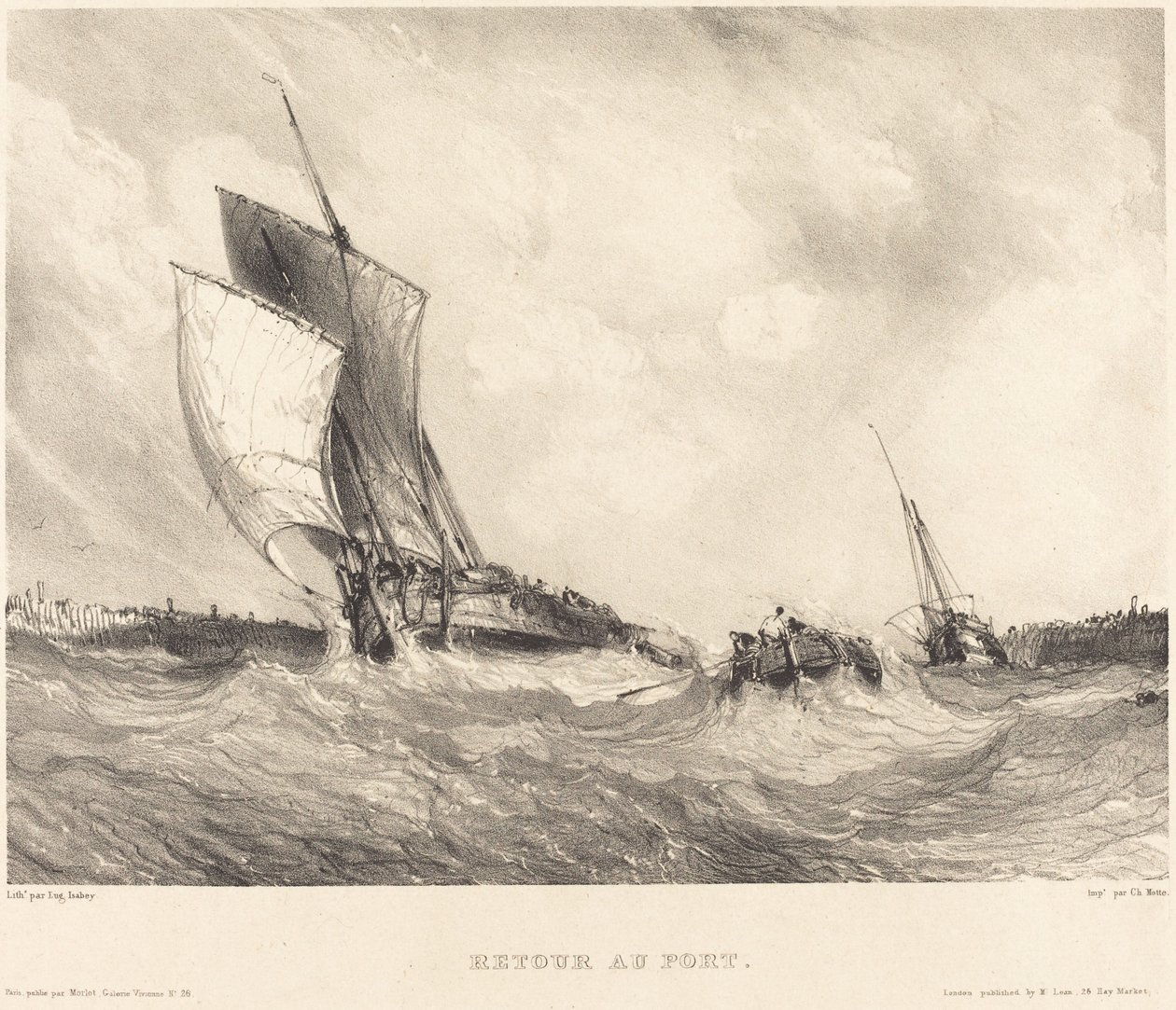 Retour au port - Eugene Isabey