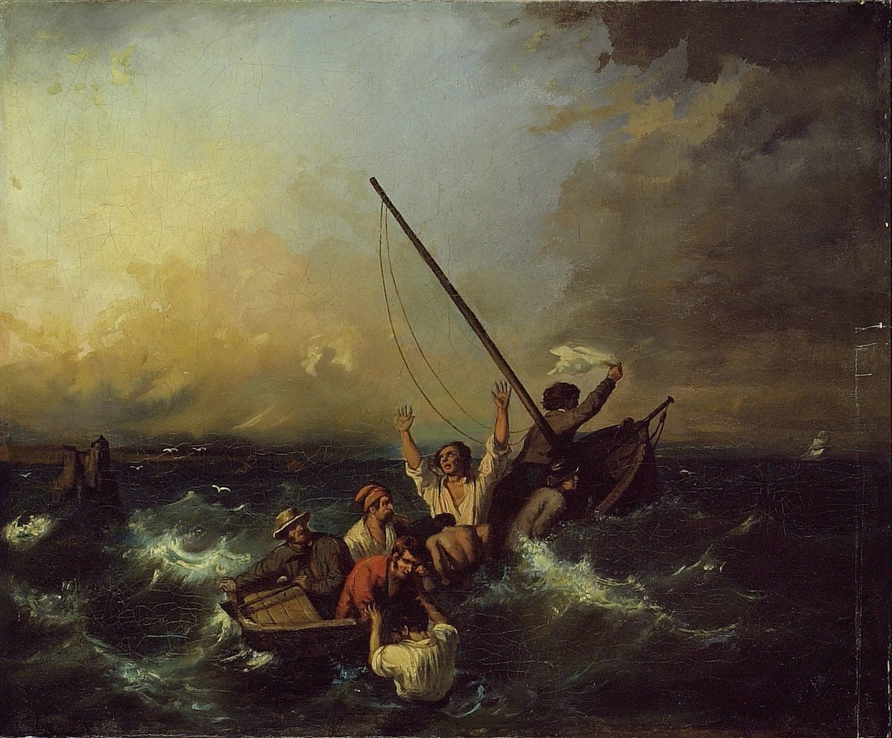 Naufrage - Eugene Isabey