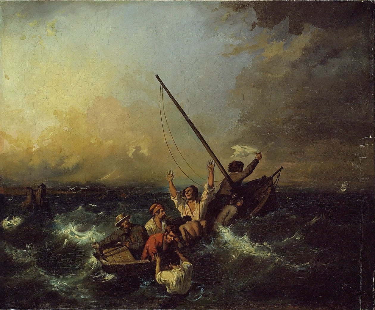 Naufrage - Eugene Isabey