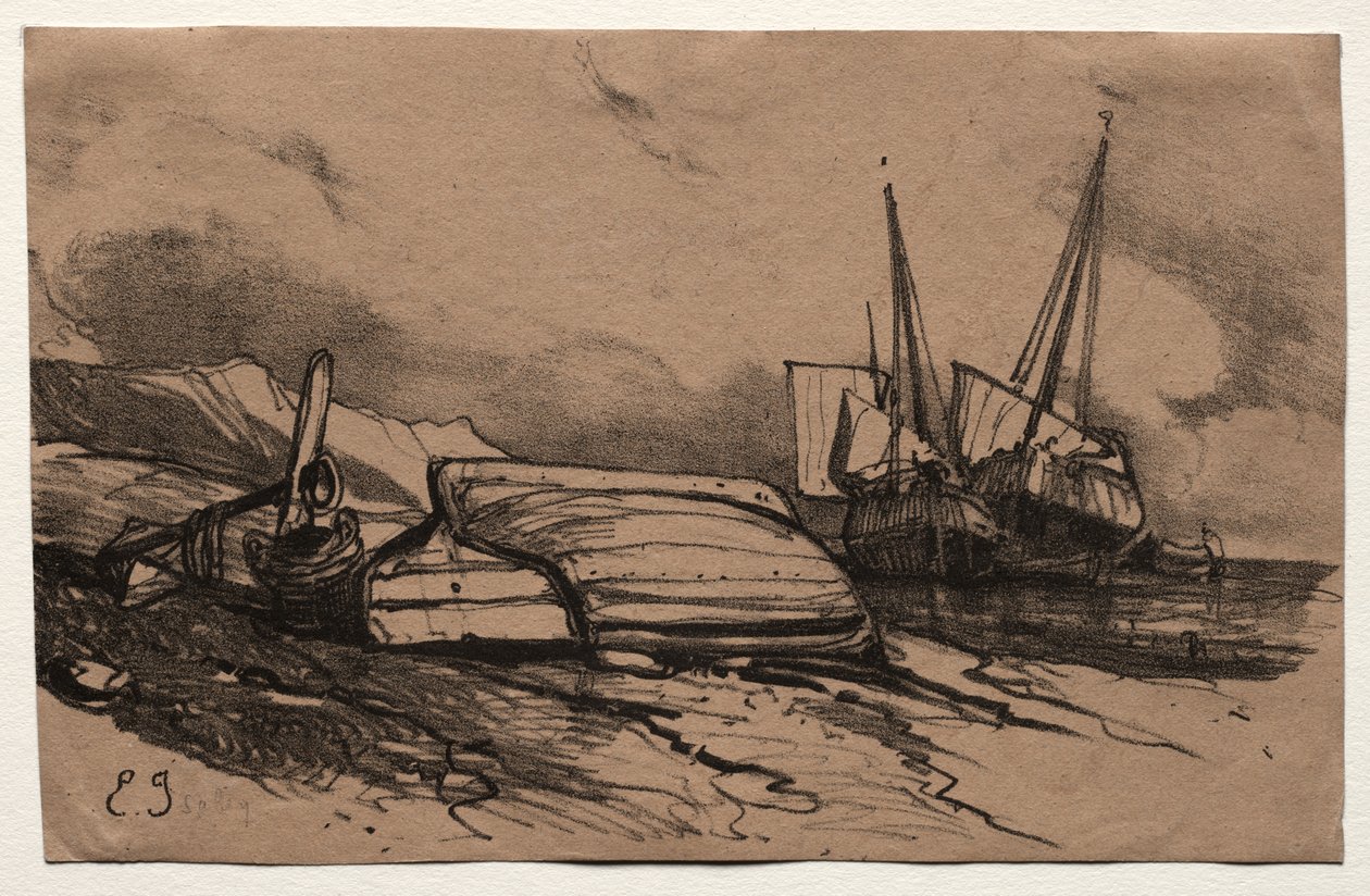 Six Marines - Eugene Isabey