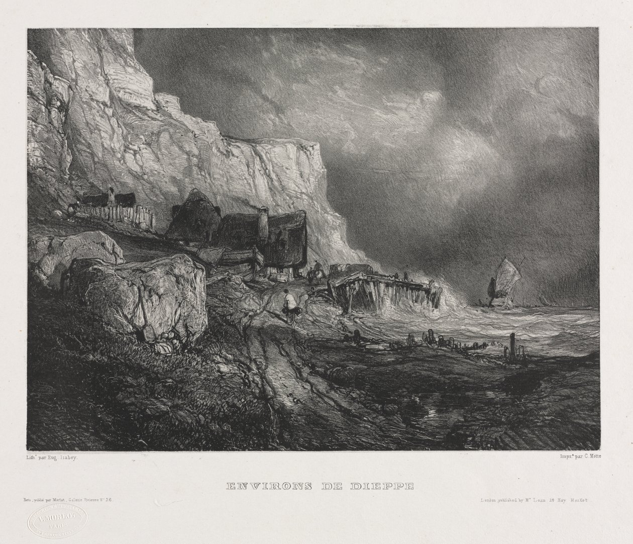 Six marines : Environs de Dieppe - Eugene Isabey