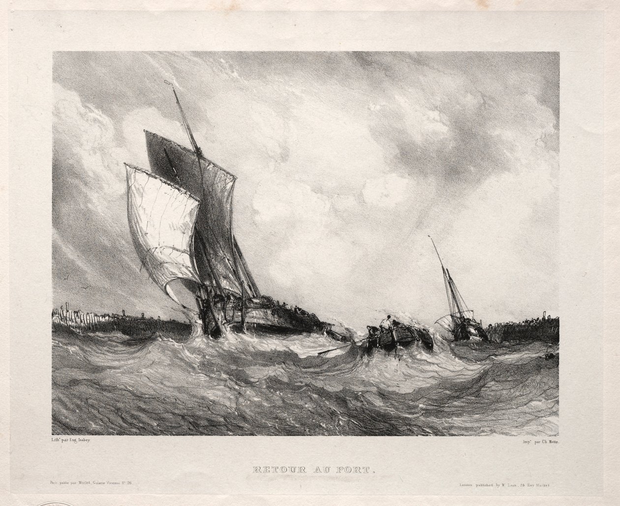 Six marins : Retour au port - Eugene Isabey