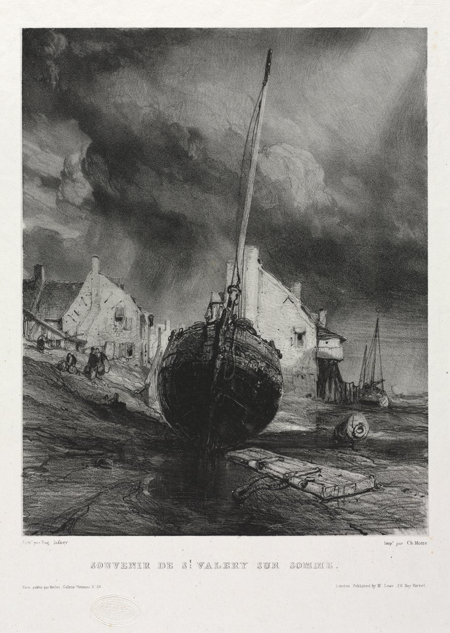 Six marines : Souvenir de Saint-Valéry-sur-Somme - Eugene Isabey