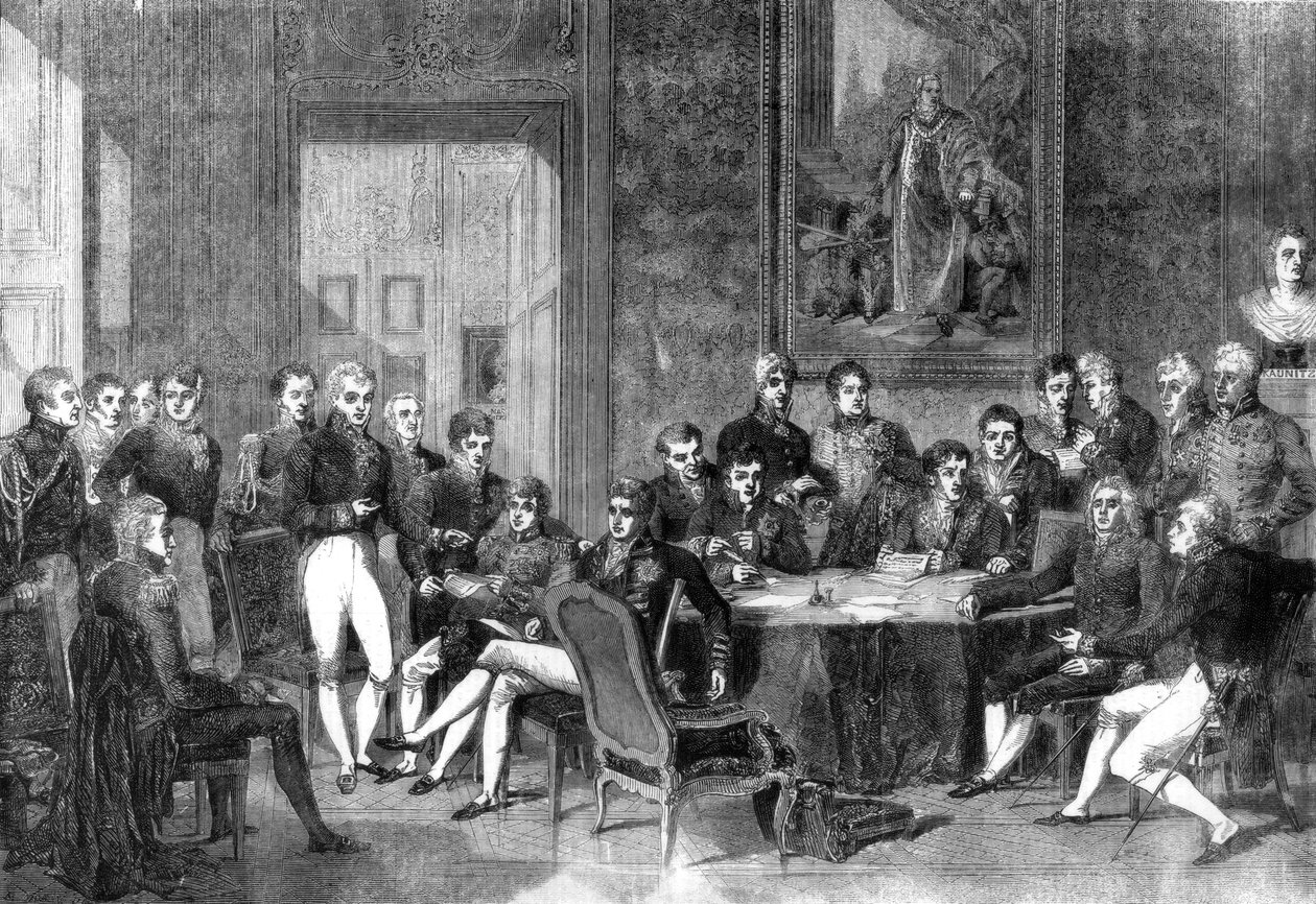 Le Congrès de Vienne, 1856 - Eugene Isabey