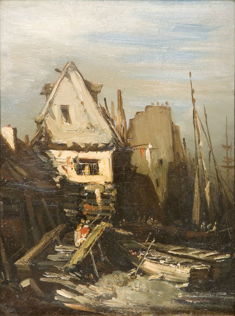 Le Port Normand, 1823-1886 - Eugene Isabey