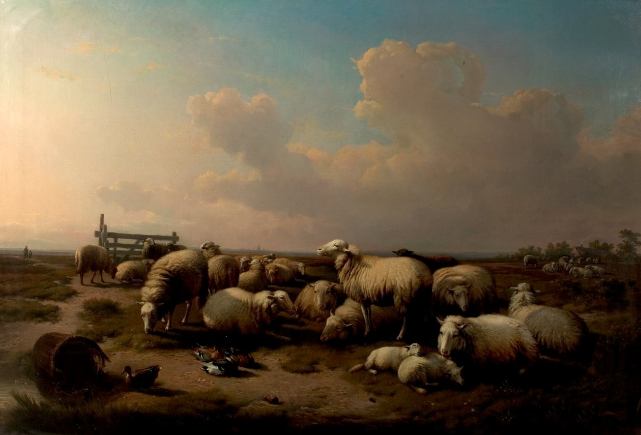 Les moutons - Eugene Joseph Verboeckhoven