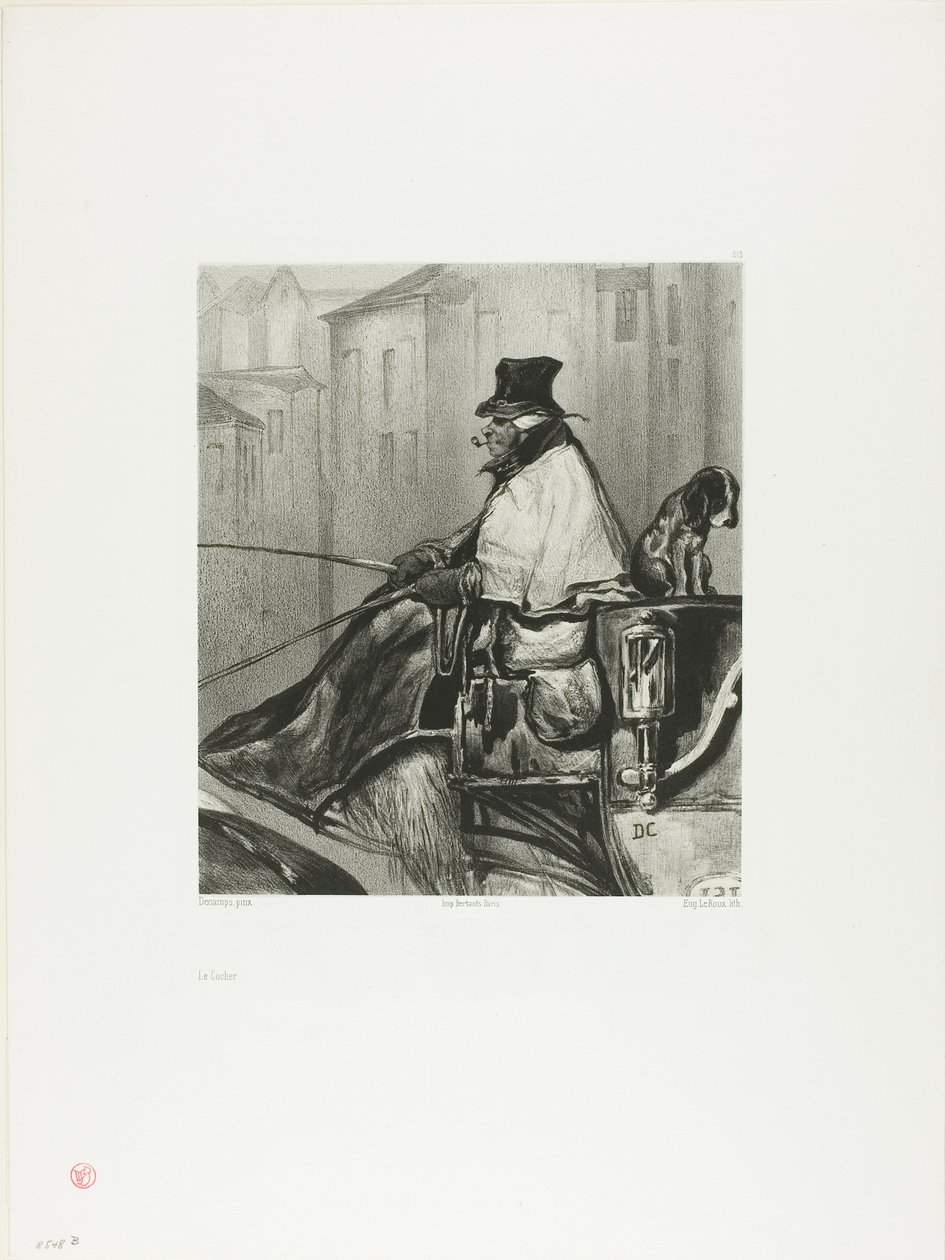Le cocher - Eugene Leroux