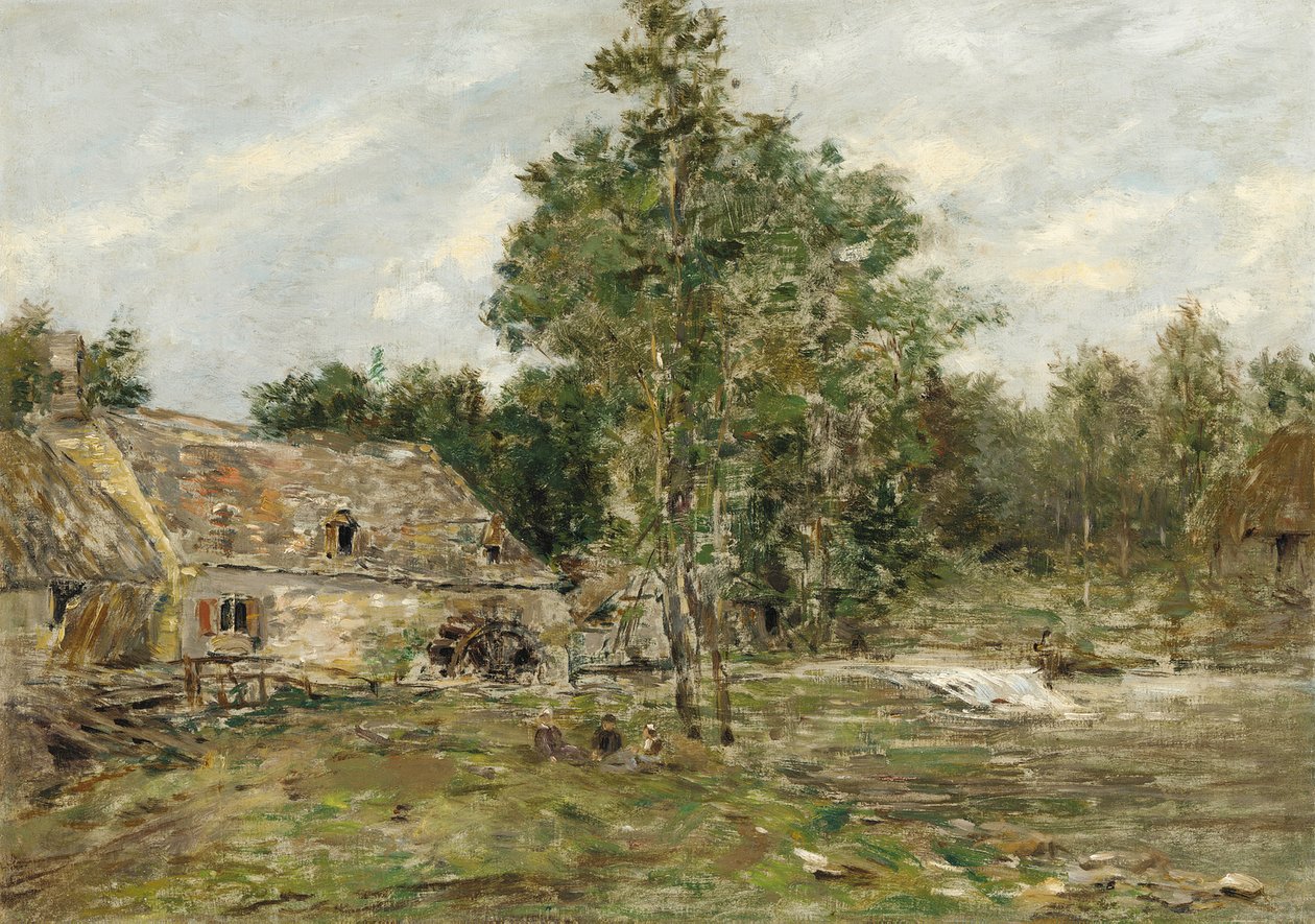 Saint-Cenery, le moulin, c.1890-92 - Eugene Louis Boudin