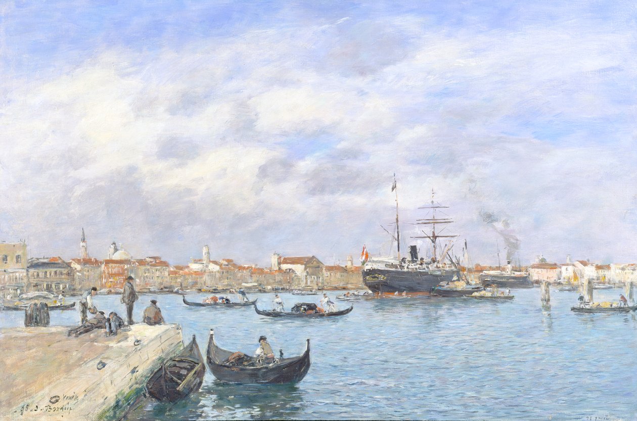 Vue de Venise, 1895 - Eugene Louis Boudin