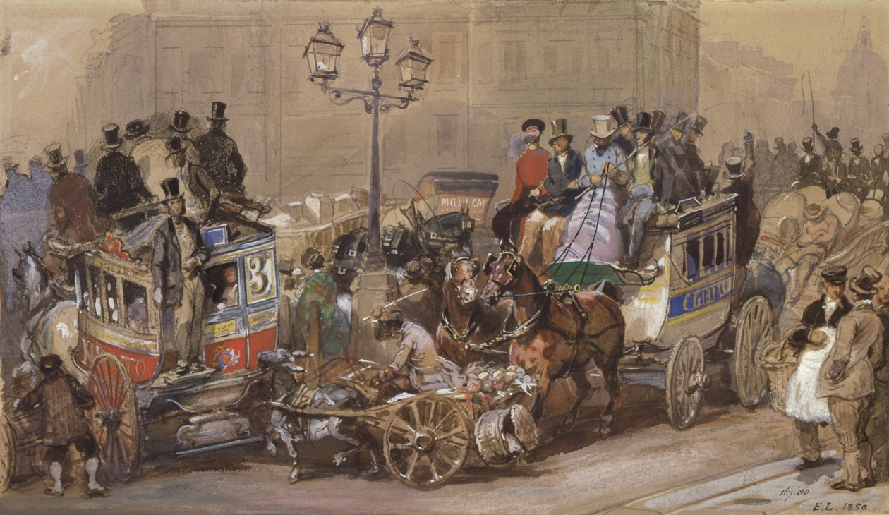 Ludgate Circus - Eugene Louis Lami