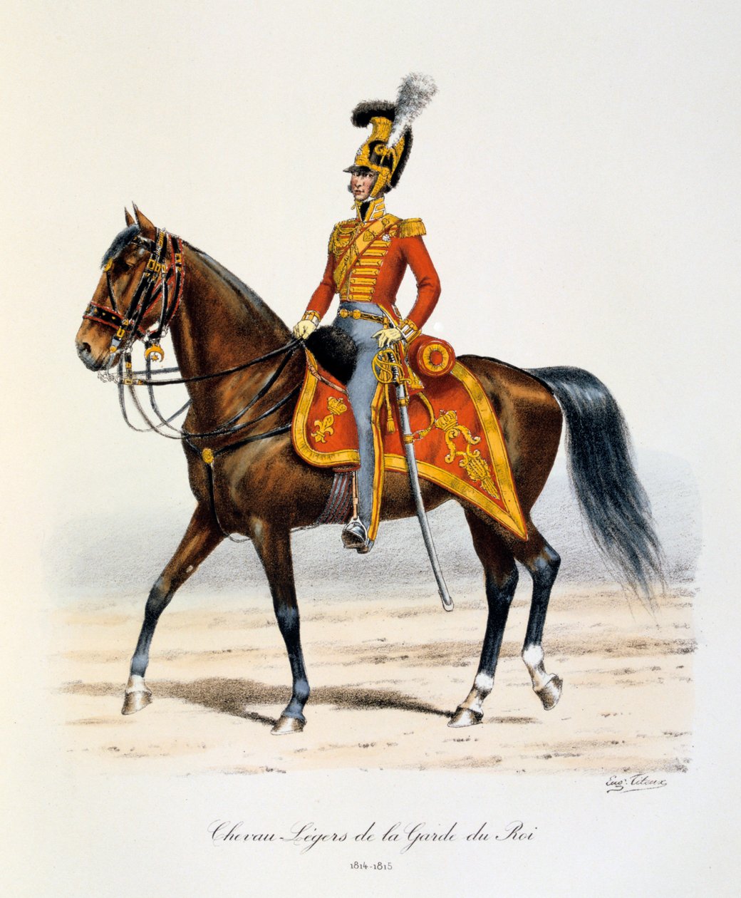 Chevau-Légers de la Garde du Roi, 1814-15 - Eugene Titeux