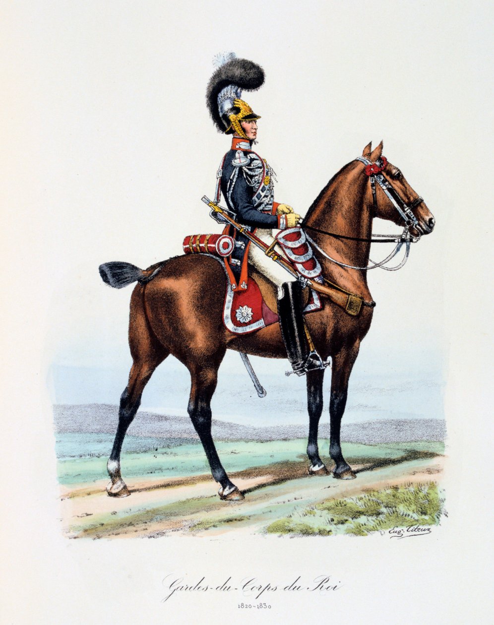 Gardes-du-Corps du Roi, 1820-1830 - Eugene Titeux