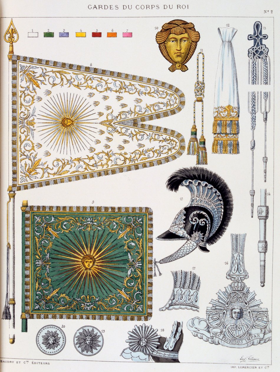 Gardes-du-Corps du Roi, Insigne - Eugene Titeux