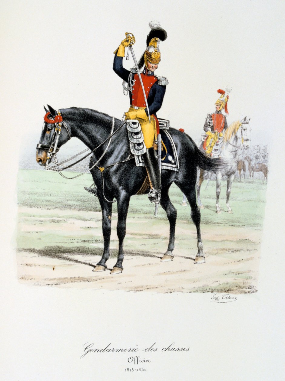 Gendarmerie des Chasses, 1815-30 - Eugene Titeux