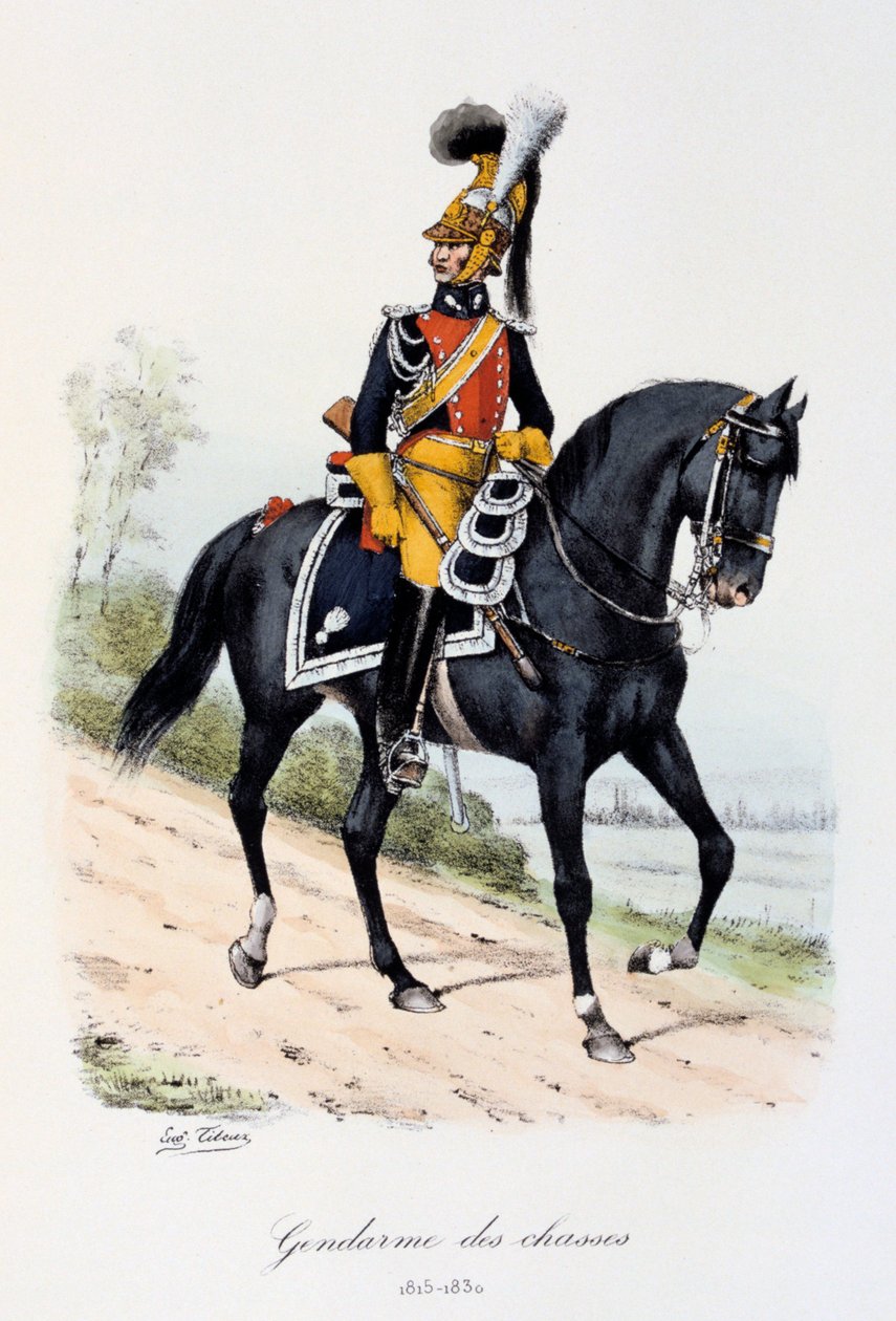 Gendarmes des Chasses, 1815-30 - Eugene Titeux