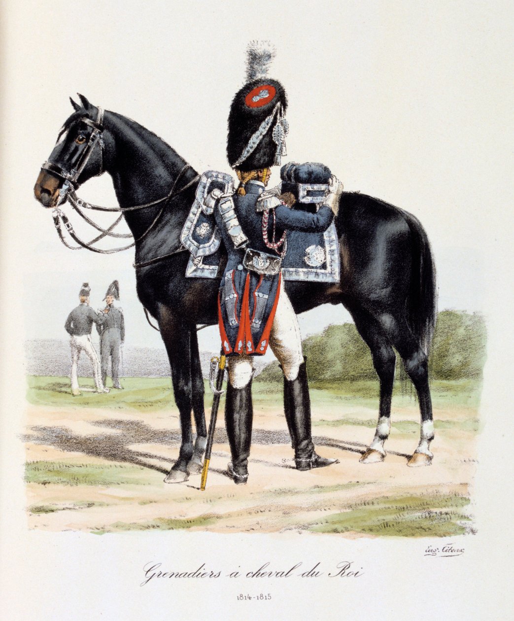 Grenadiers à Cheval du Roi, 1814-15 - Eugene Titeux