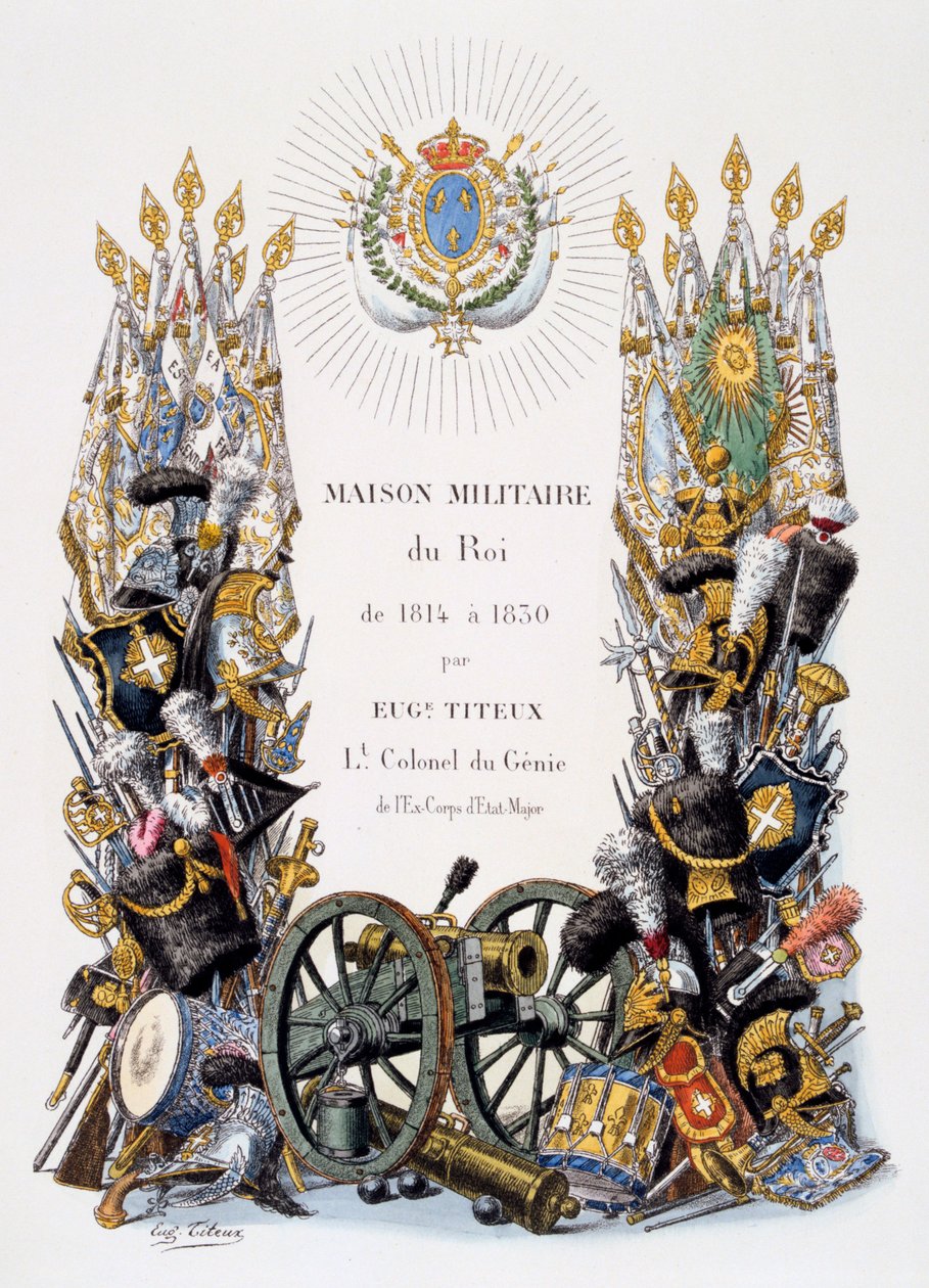 Page de titre principale, 1814-1830 - Eugene Titeux